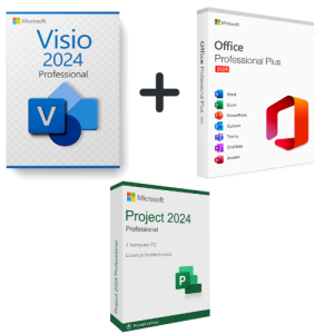 Office 2024 Professional Plus + Project 2024 Professional + Visio 2024 Professional