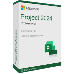 Microsoft Project 2024 Professional (Licencja Wieczysta)
